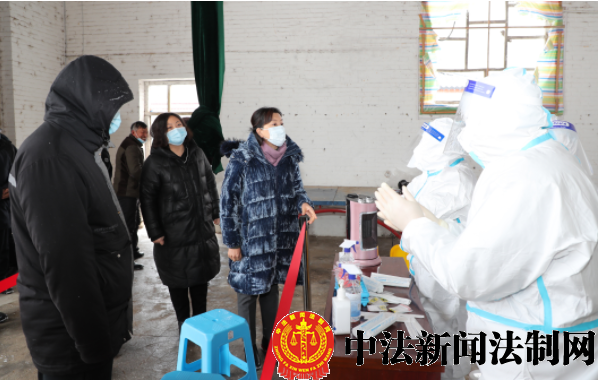 沁水县委书记任彩虹调研督导全员核酸检测和疫情防控工作